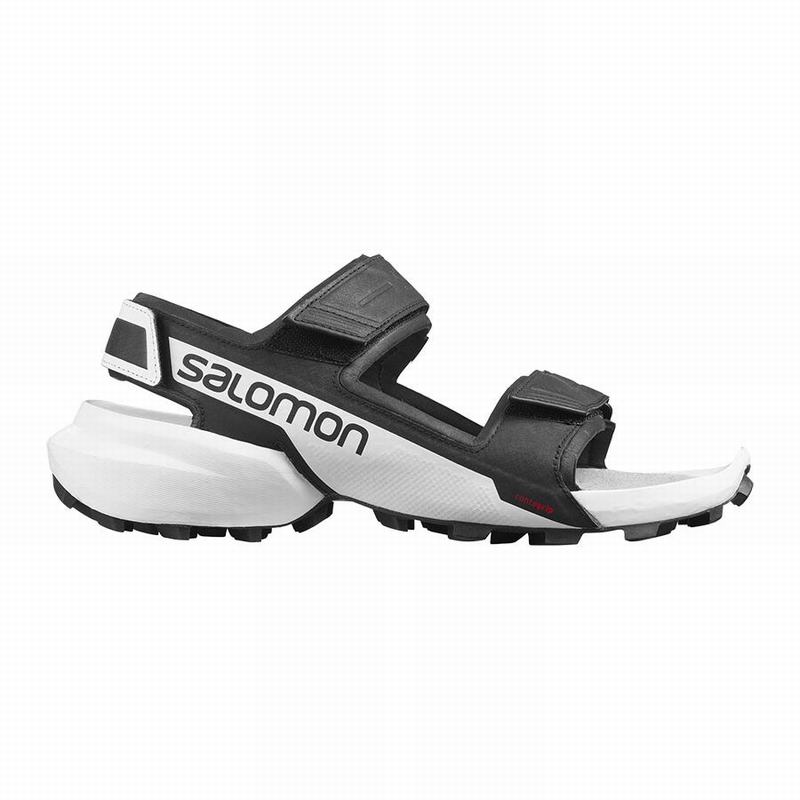 Sandalias Salomon Hombre Negras / Blancas - Salomon Argentina SPEEDCROSS ,578401-ETZ